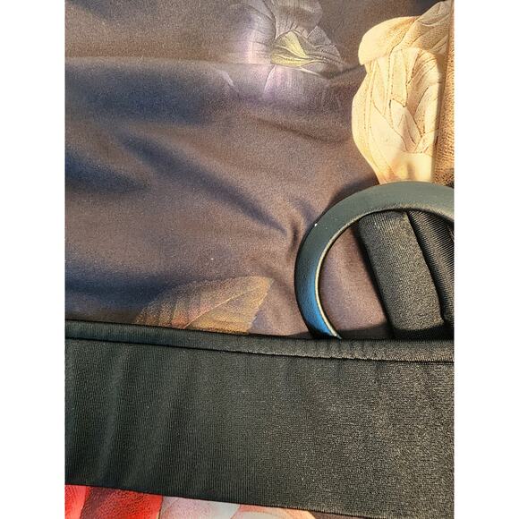 Agua Bendita Nicolette Shade Black Floral One Piece Swimsuit Size XL - Picture 15 of 15